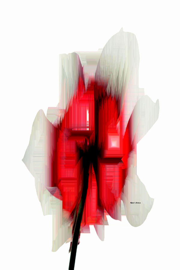 Abstract Flower Digital Art by Rafael Salazar