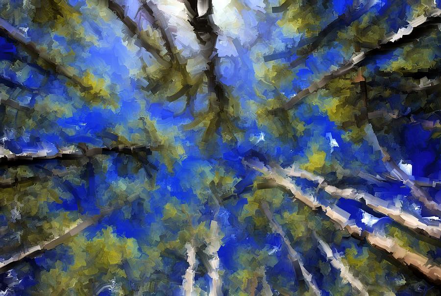 Abstract Forest Painting by Jim Buchanan - Fine Art America