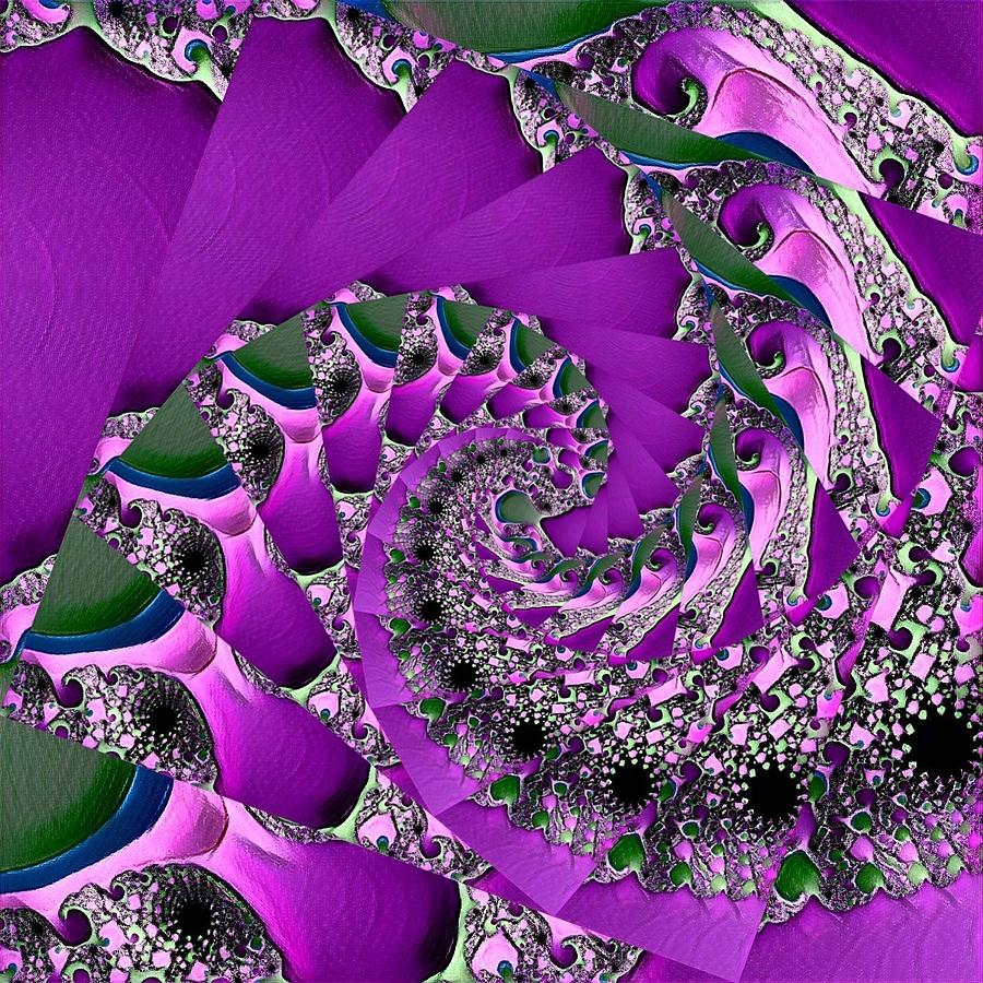 Abstract Fractal 122016.4 Digital Art by Artful Oasis
