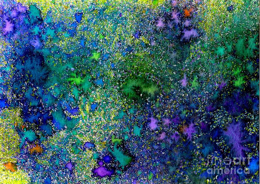 Abstract Garden in Bloom Painting by Desiree Paquette