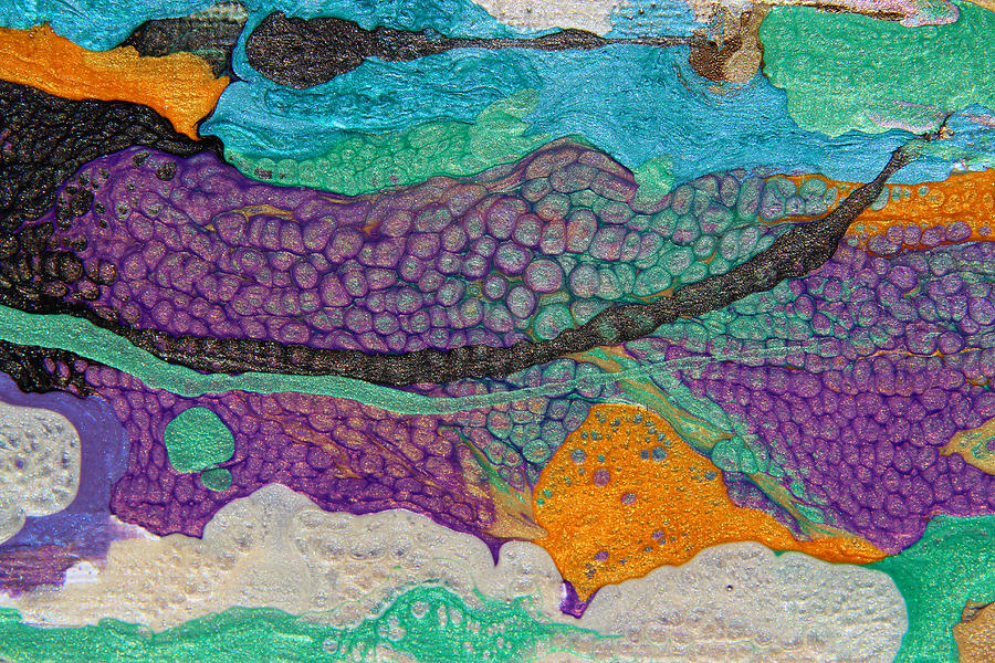 Rainbow Colors Painting - Abstract Garden of Thoughts by Julia Apostolova Rainbow Colors Painting - Abstract Garden of Thoughts by Julia Apostolova