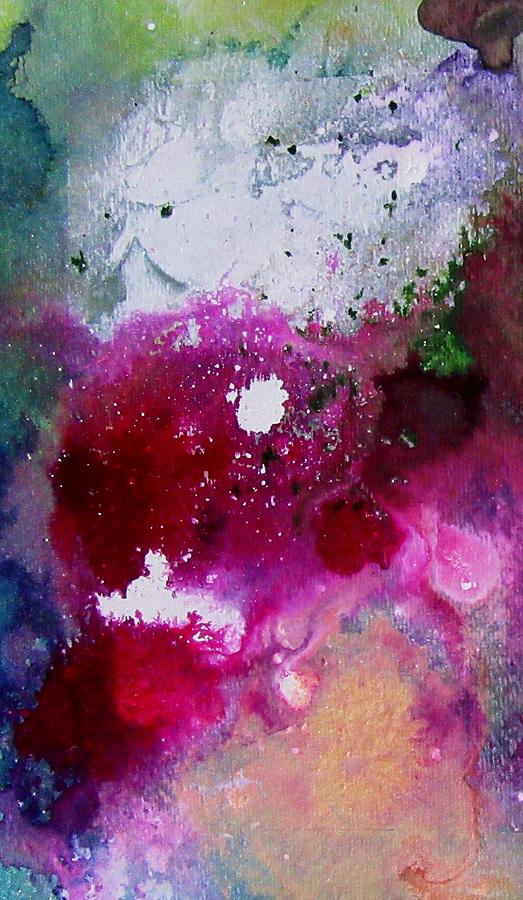 Abstract Garden One Painting by Louise Adams