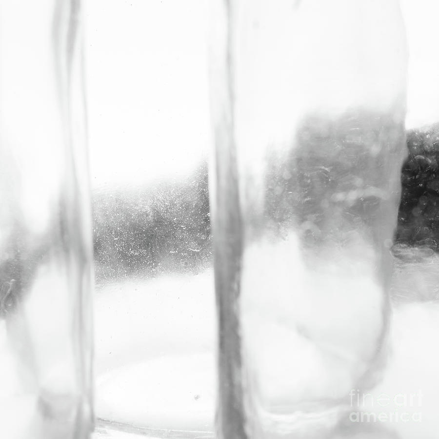 Abstract Photograph - Abstract Glass Study 3 Square by Edward Fielding