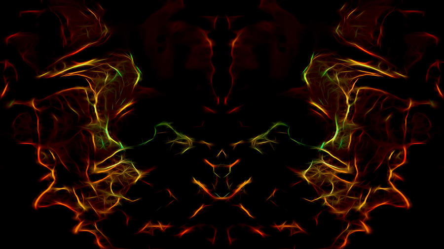 Abstract glowing  Digital Art by Cathy Anderson