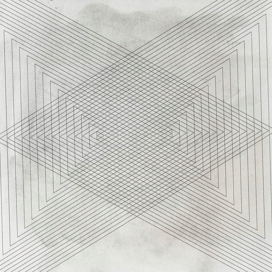Abstract Grey Lines Digital Art