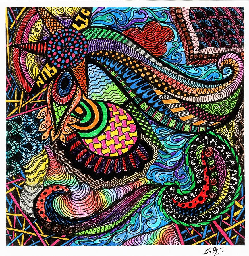 Zentangle - ZenTangie - Drawings & Illustration, Abstract, Other