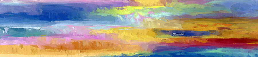 Abstract Horizon Digital Art by Rafael Salazar
