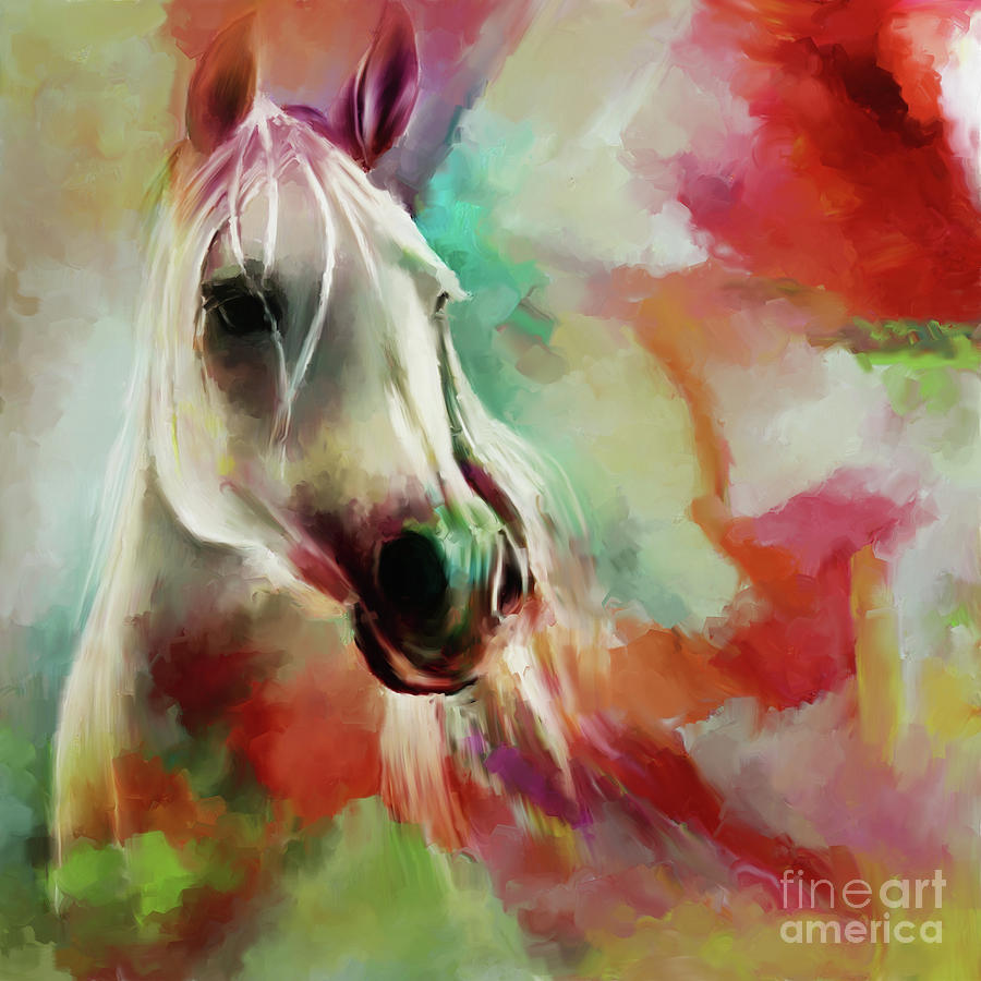 Abstract Horse Art  Painting by Gull G