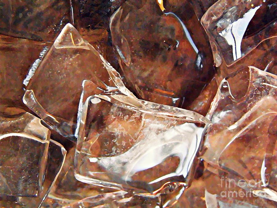 Abstract Ice 21 Photograph by Sarah Loft