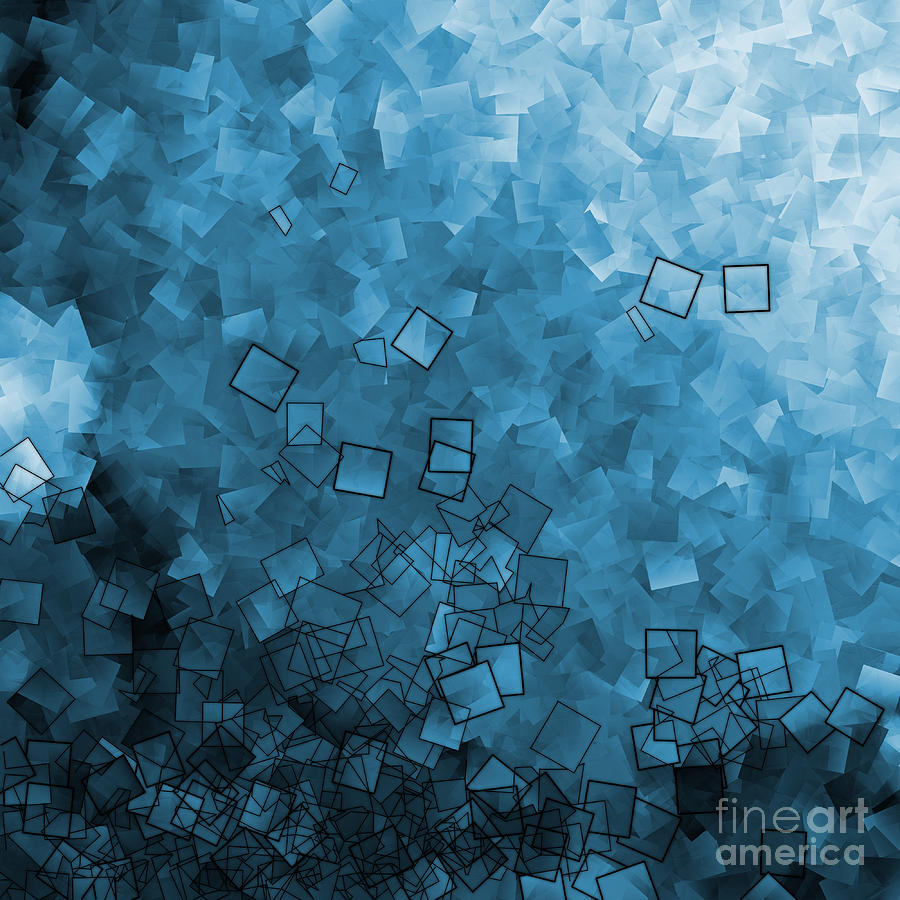 Ice Blue - Abstract Tiles No15.819 Photograph by Jason Freedman