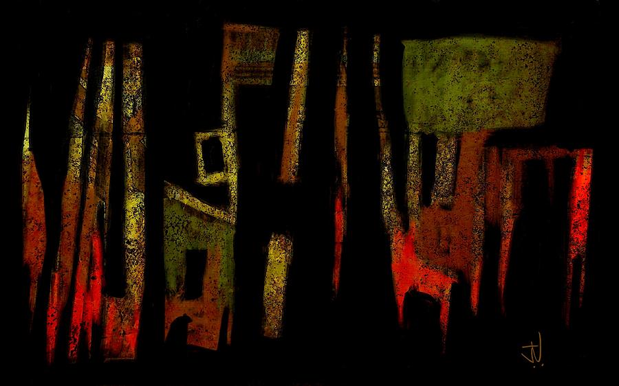 Abstract II - 19Dec2016 Painting by Jim Vance