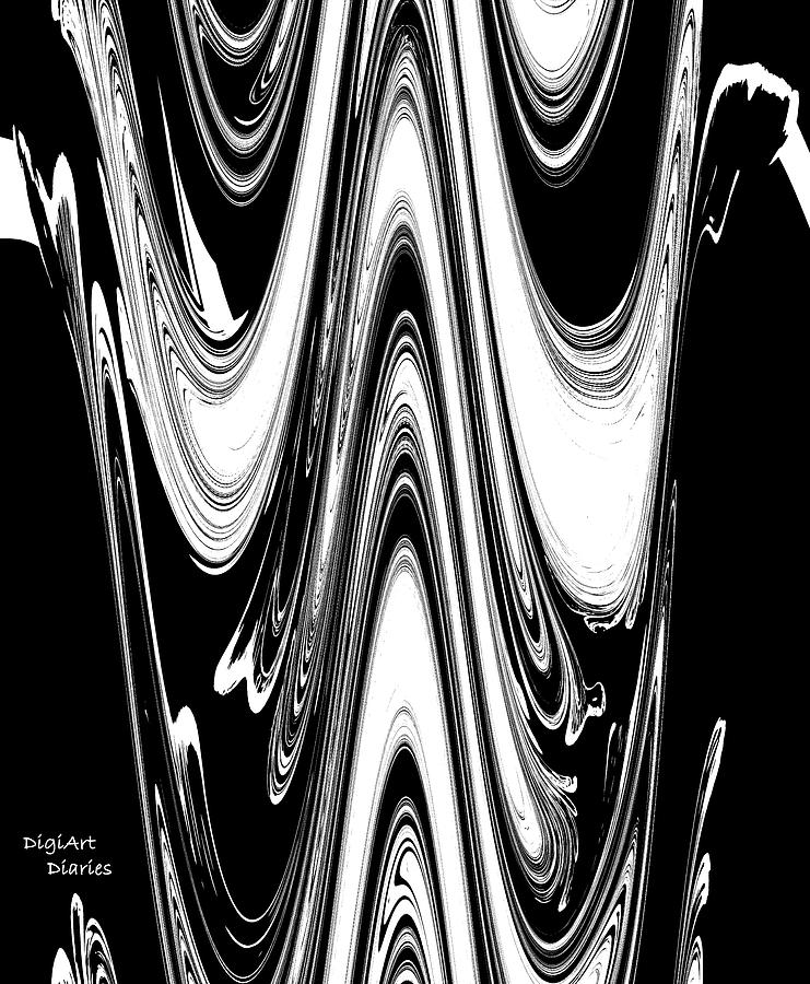 Abstract III Death Mask Digital Art by DigiArt Diaries by Vicky B Fuller