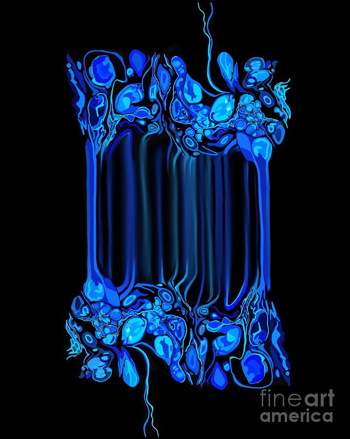 Abstract in Blue Photograph by Diana Rajala