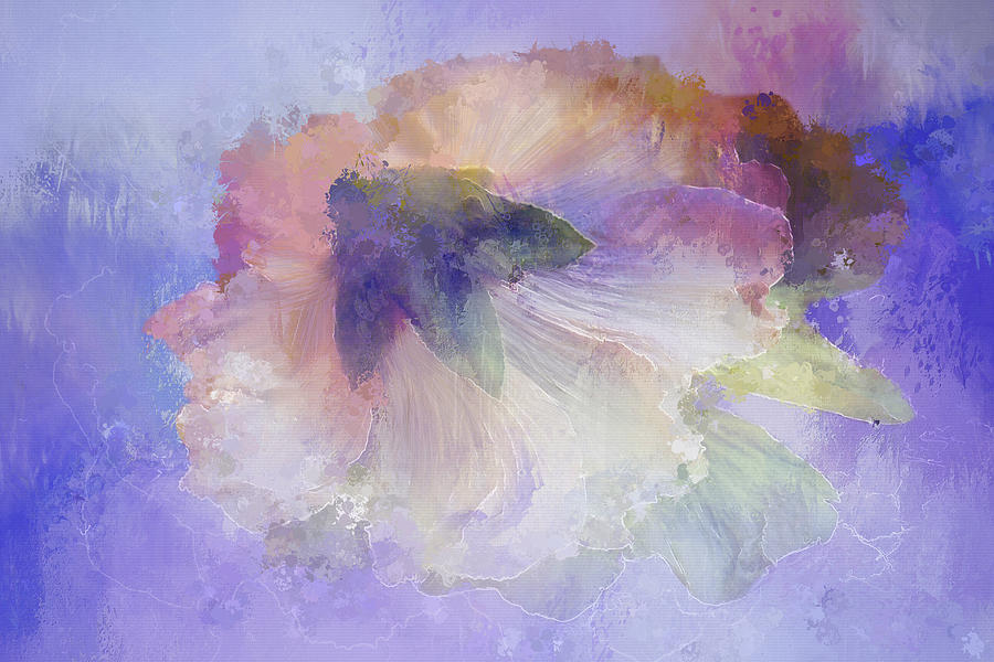 Abstract in Lavender  Digital Art by Terry Davis