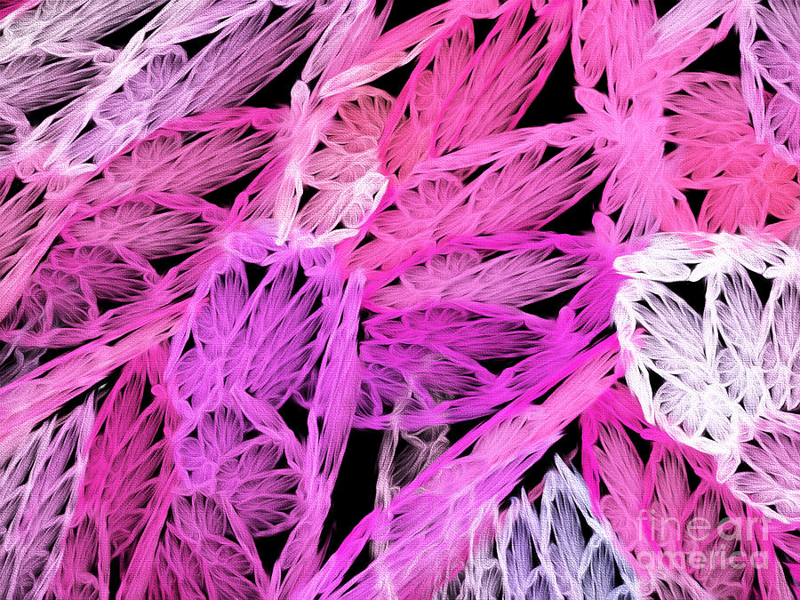 Abstract In Pink Digital Art by Andee Design