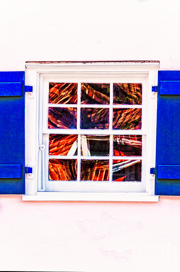 Abstract In The Window Photograph by Frances Ann Hattier