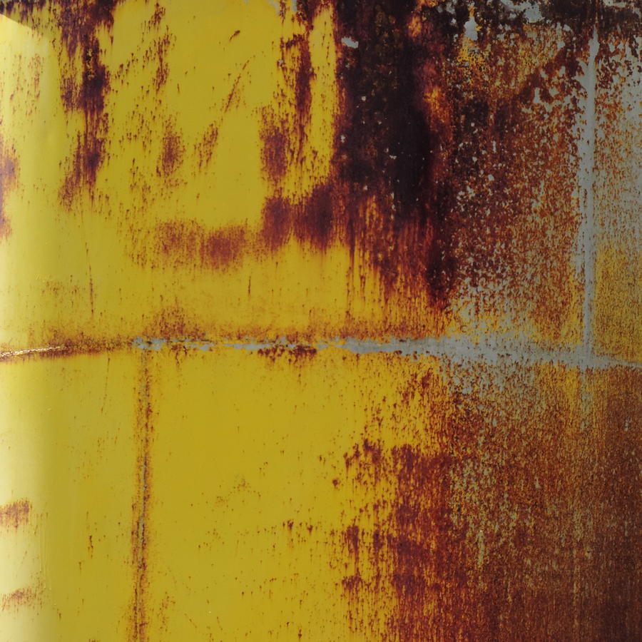 Abstract in Yellow and Rust Photograph by Bill Tomsa