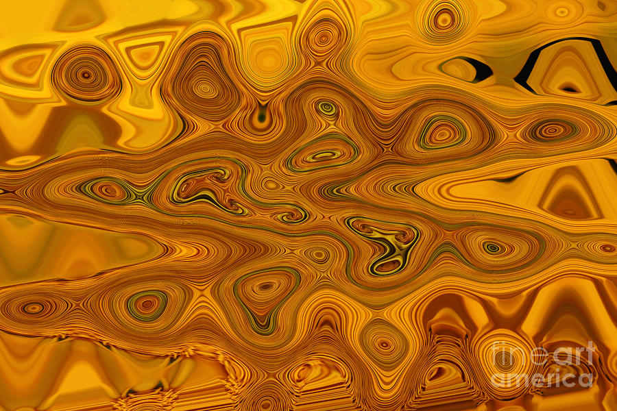 Abstract in Yellow Photograph by Kelly Holm