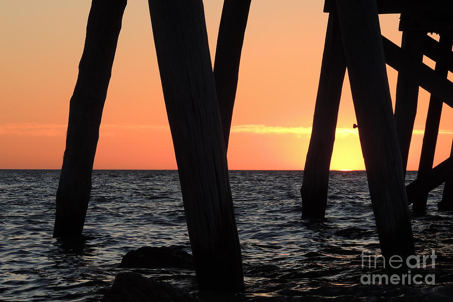 Abstract Jetty / Pier Photograph by Linda Hollis