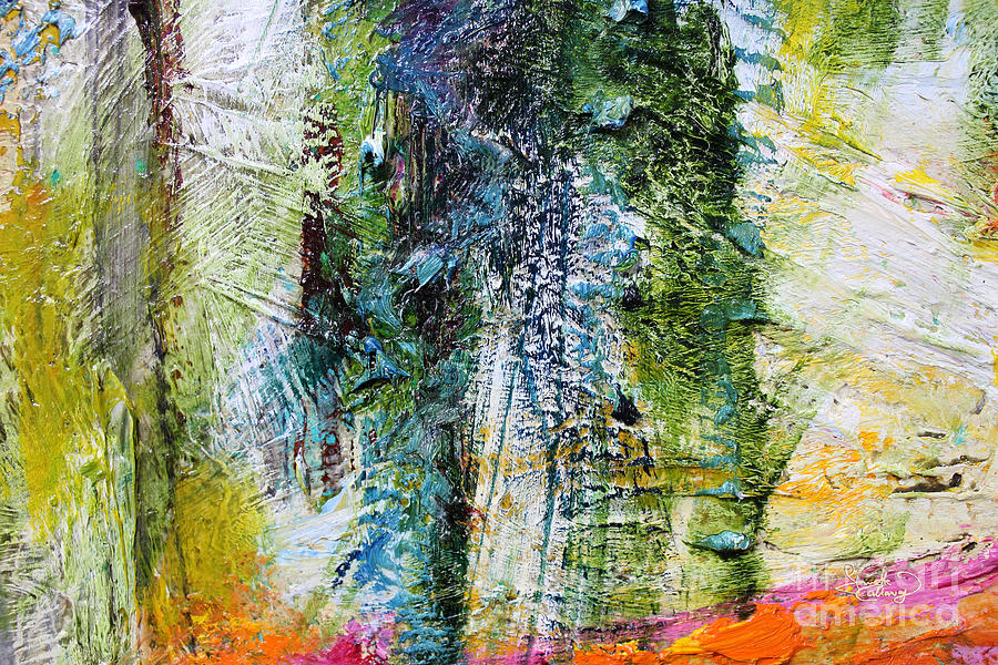 Abstract John Muir Number 1 Painting by Ginette Callaway