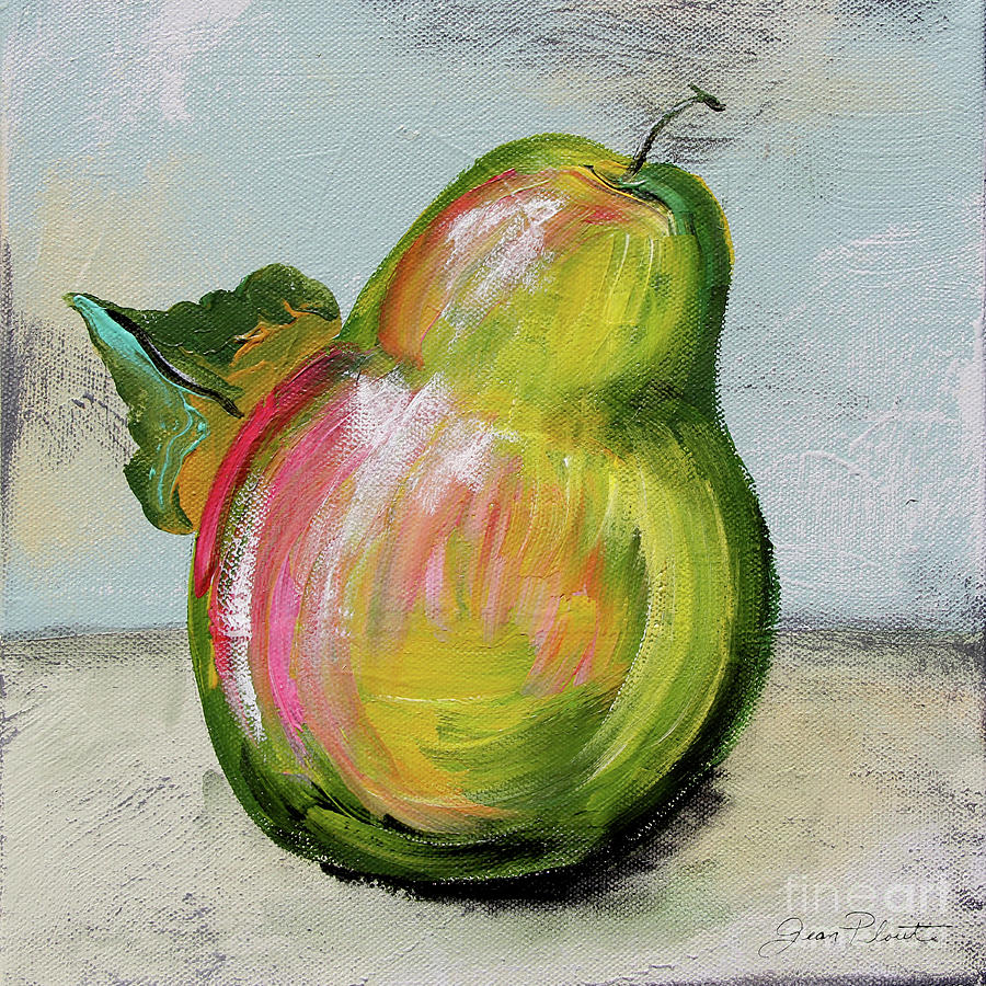 Abstract Kitchen Fruit 4 Painting by Jean Plout