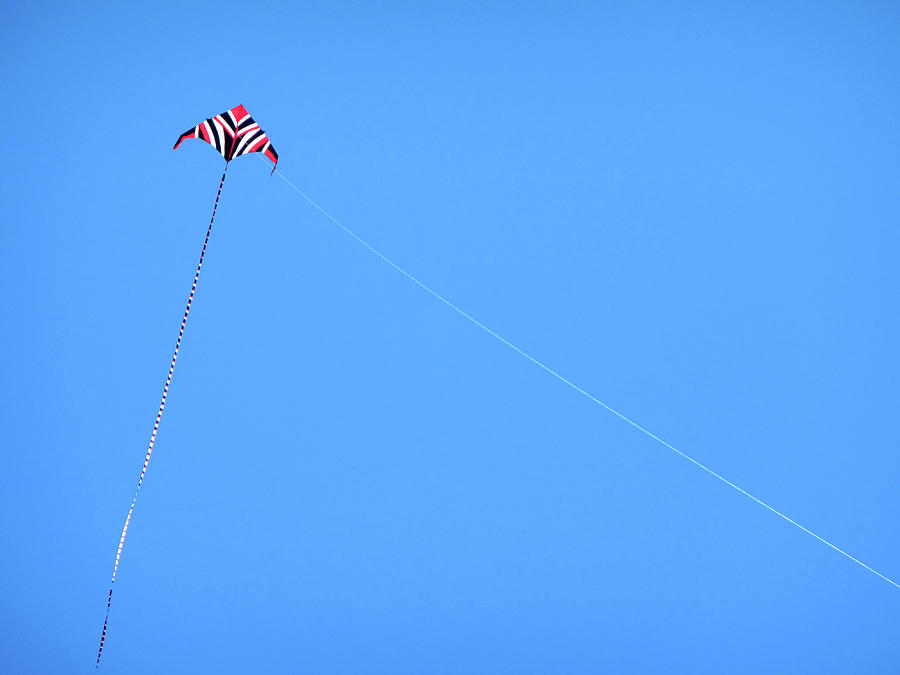 Abstract Kite Flying Photograph by Marilyn Hunt