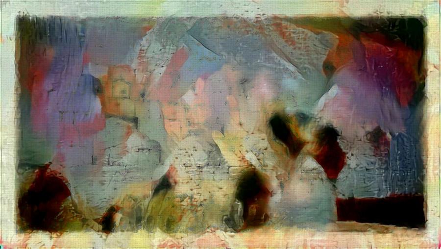 Abstract Kotel western wall Israel holy religious painting Digital Art by MendyZ  