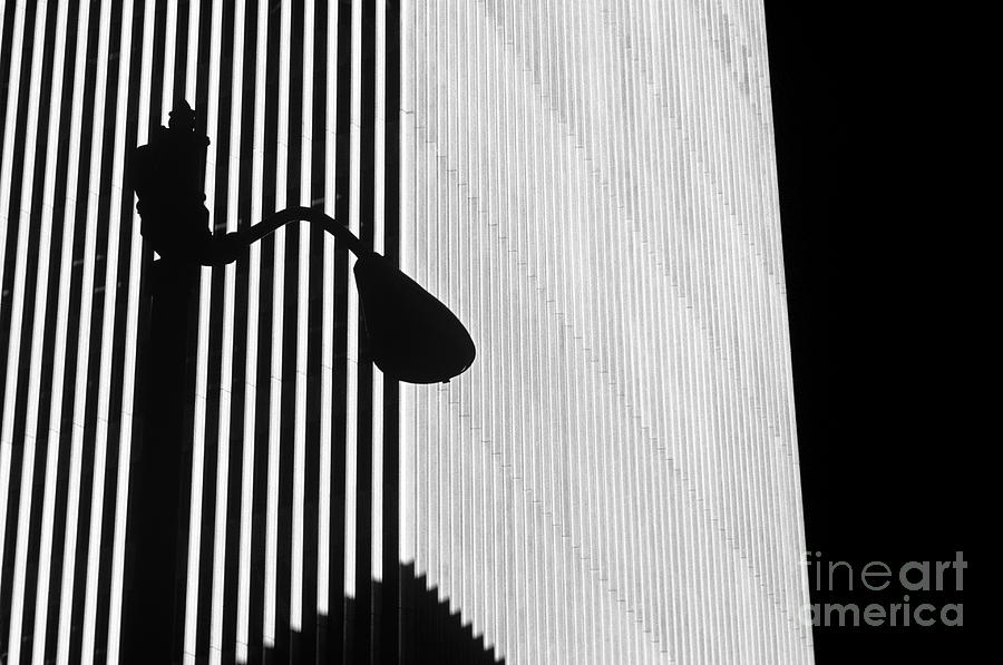 Abstract Lamp Post Building Photograph by Jim Corwin