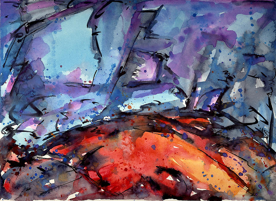 Abstract Landscape 011 Painting by Joe Michelli