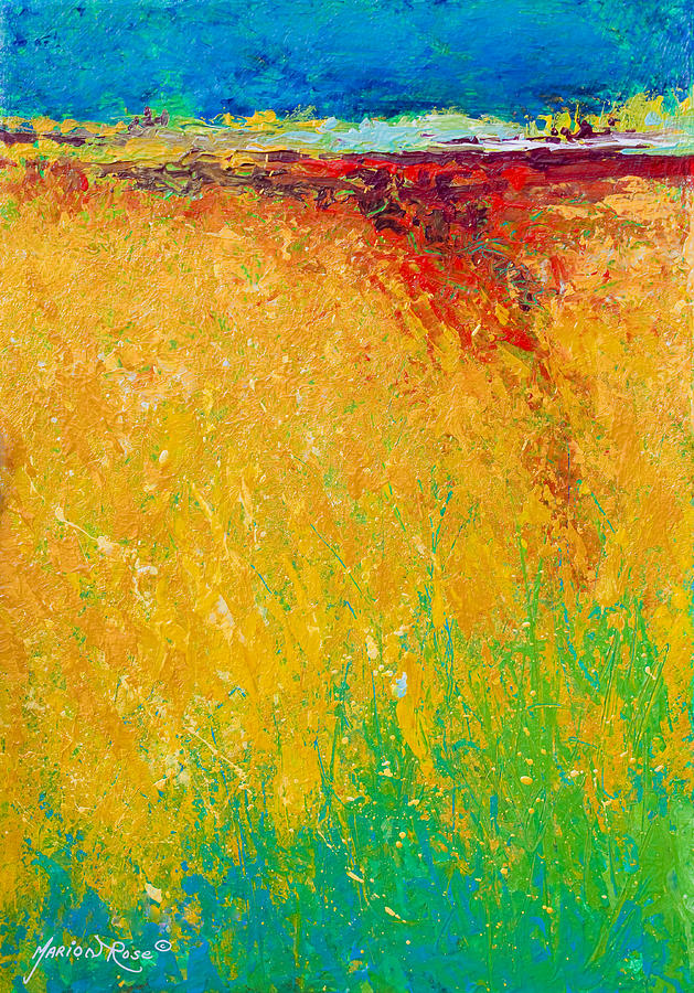 Abstract Landscape 1 Painting by Marion Rose