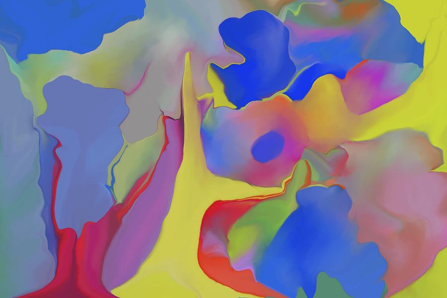 Abstract Landscape Digital Art by Peter Shor