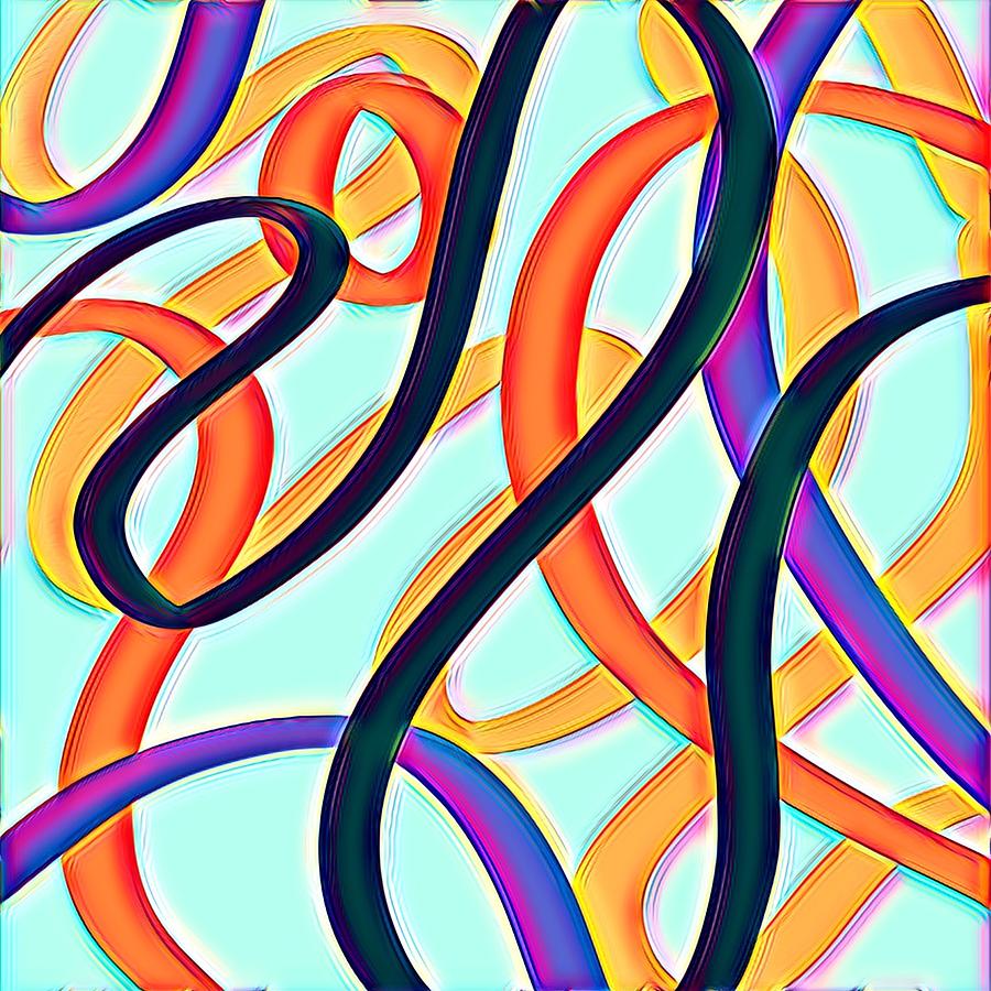 Abstract Lines Digital Art