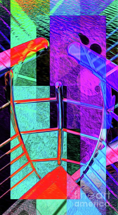 Abstract Lines of Color #2 Digital Art by Ian Gledhill