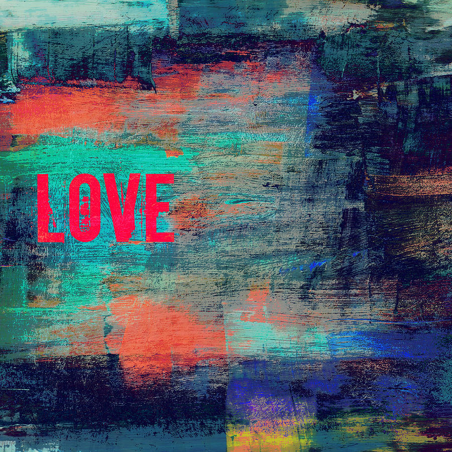 Abstract Love v4 Digital Art by Brandi Fitzgerald - Fine Art America