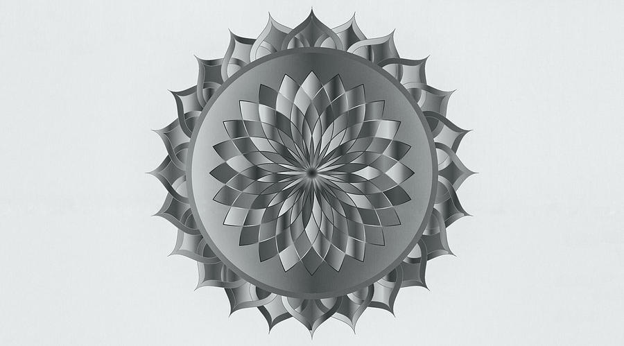 Abstract Digital Art - Abstract Mandala Art by Wall Art Prints