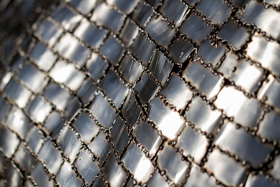 Abstract Metal 2 Photograph by Clare Bambers