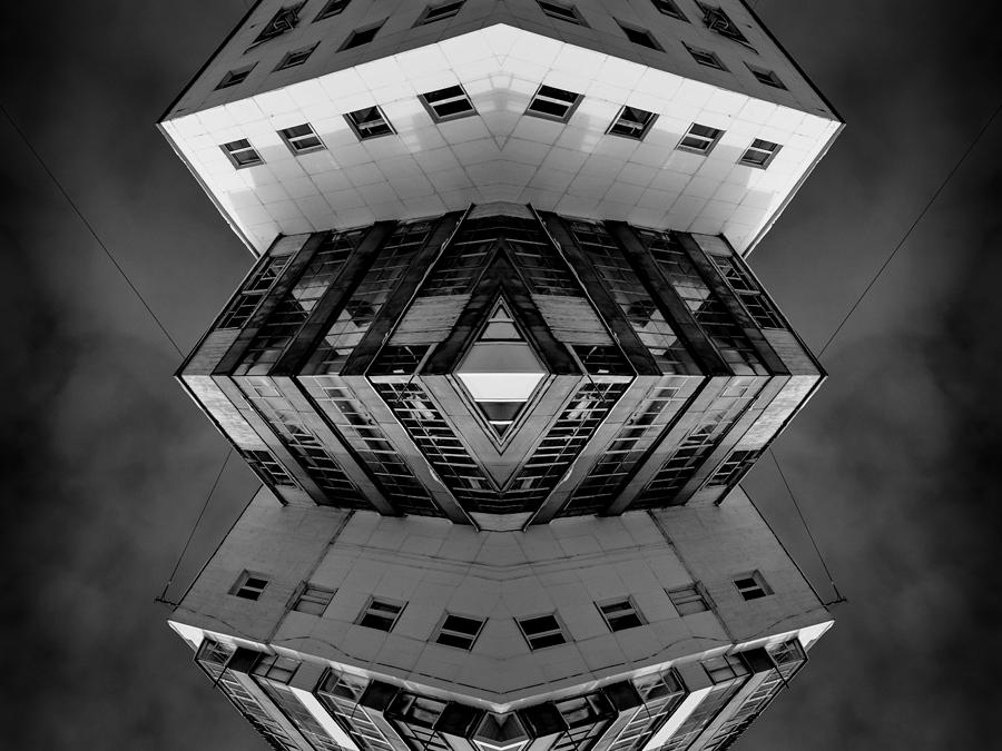 Abstract Modern Architecture Symmetrical Art Photograph by John Williams
