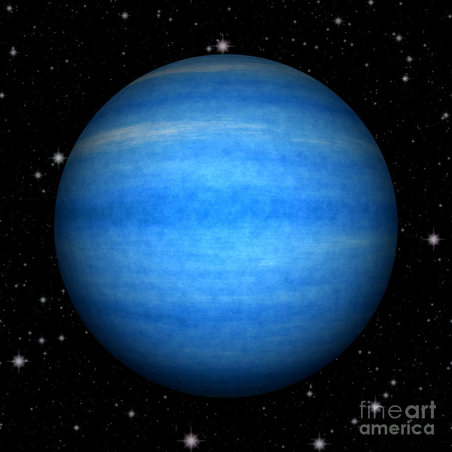 Abstract Neptune Digital Art