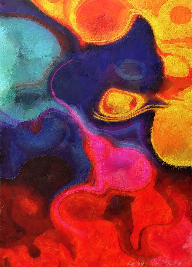 Abstract No.5 Painting by Lelia DeMello