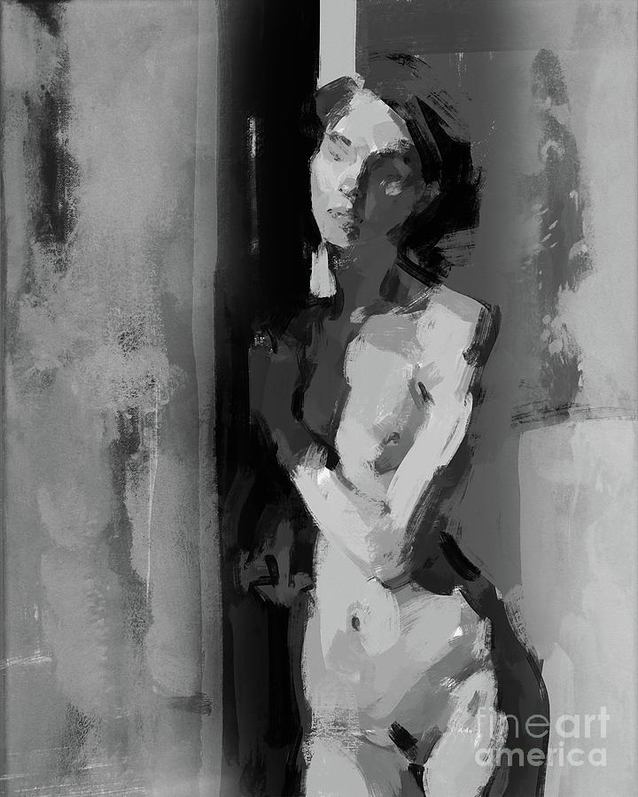 Abstract Nude woman 0012  Painting by Gull G