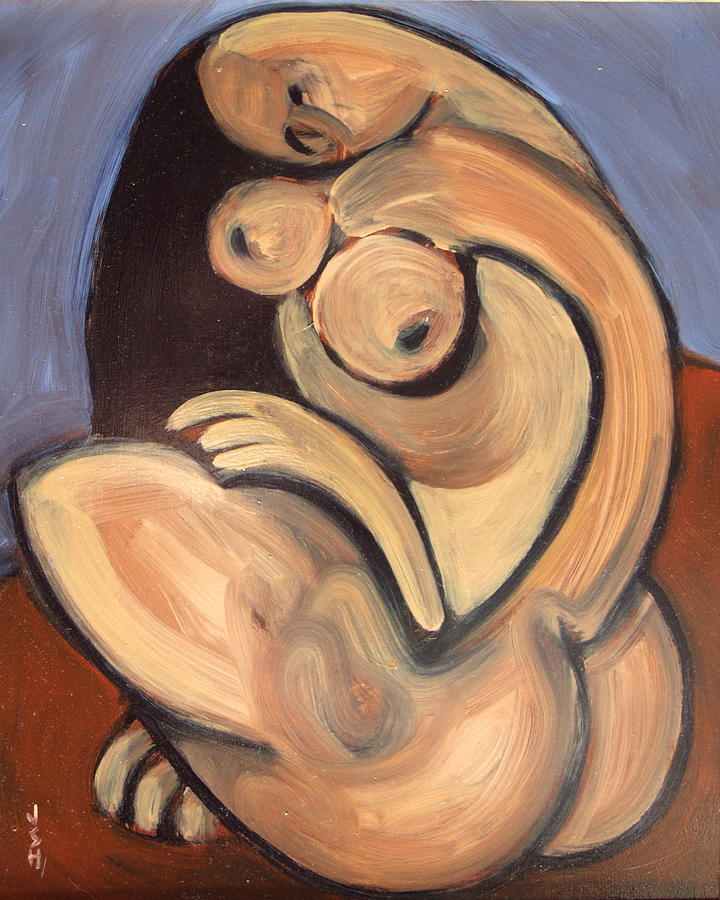 Abstract Nude Women Painting by Joe Hindley Fine Art America