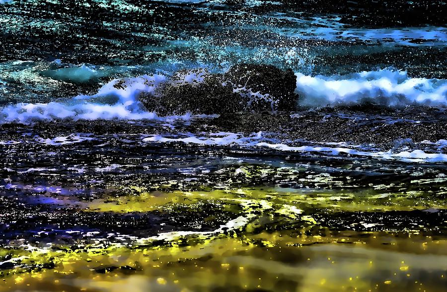 Abstract Ocean 28 by Kristalin Davis Photograph by Kristalin Davis