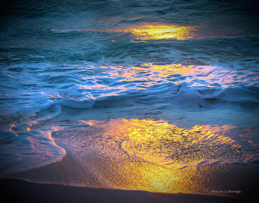 Abstract of Beach Photograph by Coke Mattingly