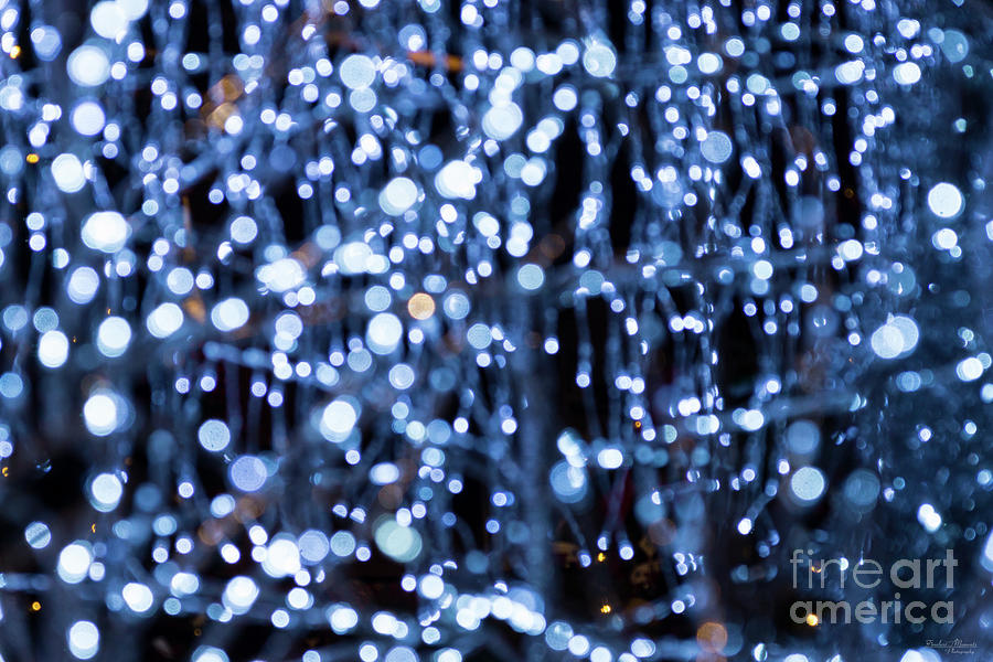 Abstract Of Blue Lights Photograph by Jennifer White
