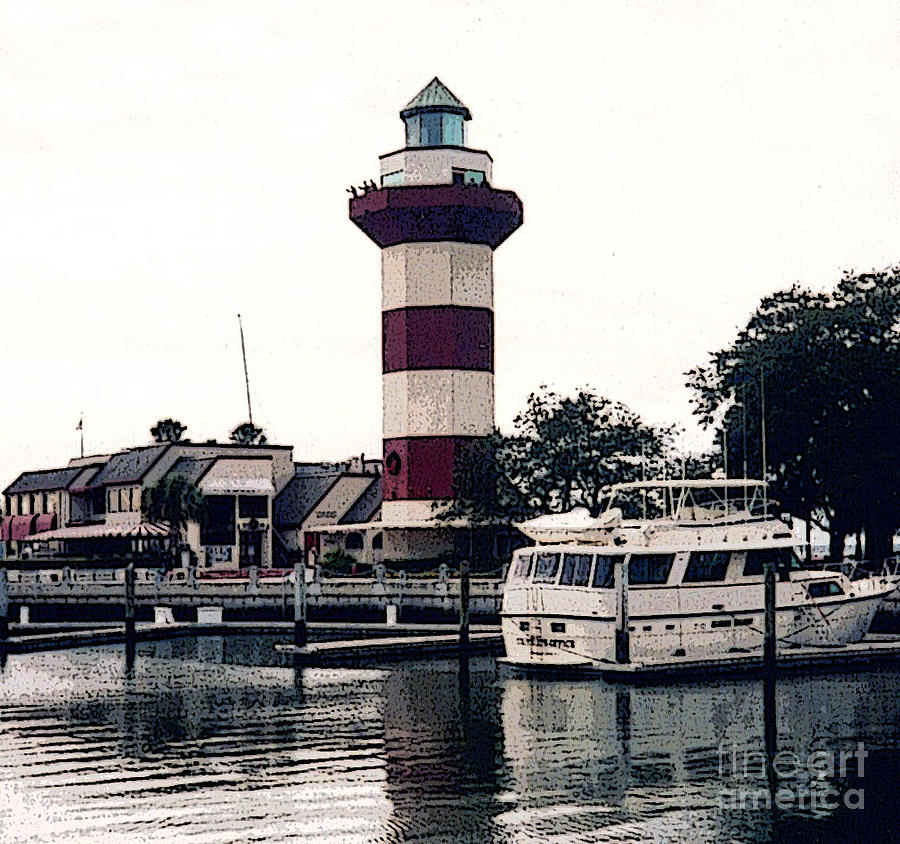 Abstract of Hilton Head Island Lighthouse Photograph by Shannon Slaydon ...