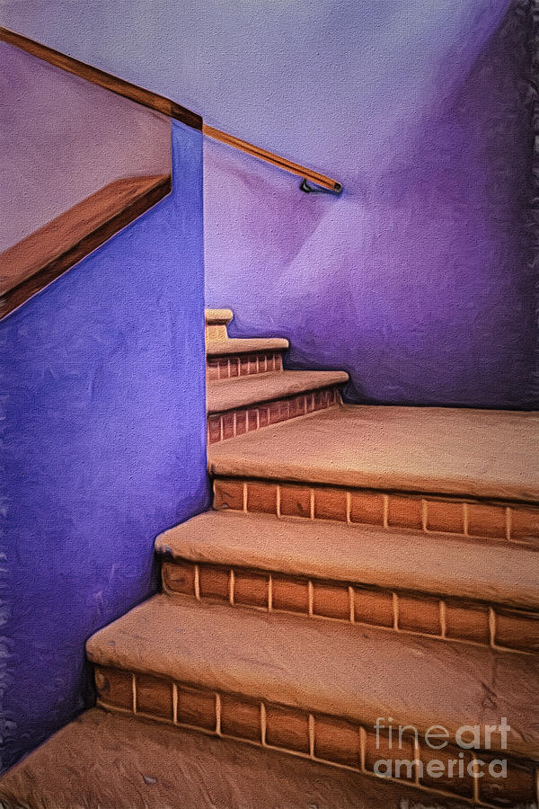 ABSTRACT of STEPS  ... Photograph by Chuck Caramella