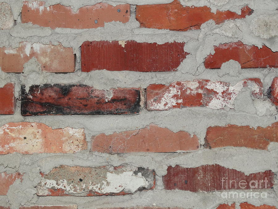 Abstract Old Brick Photograph