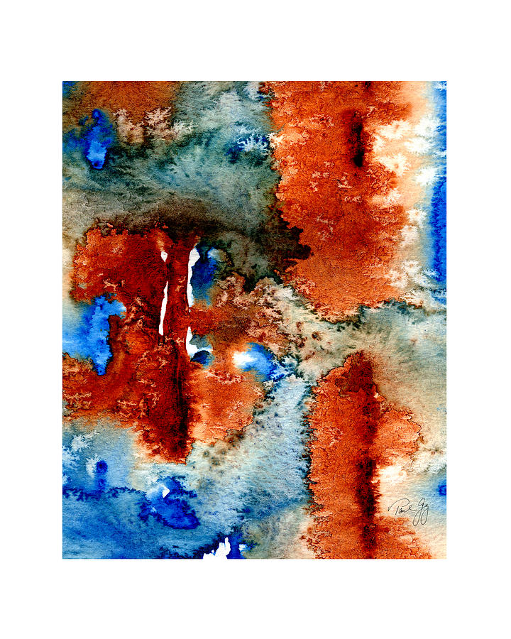 Abstract One 003 Mixed Media by Paul Gaj