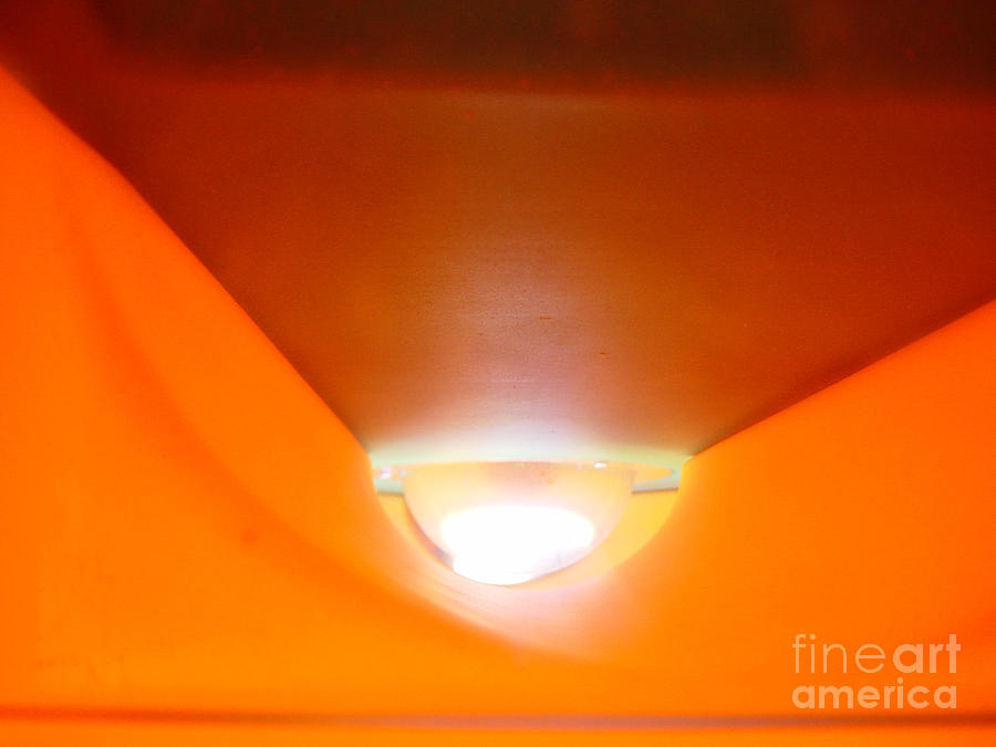 Abstract Orange Shaft of Light Photograph by Jason Freedman