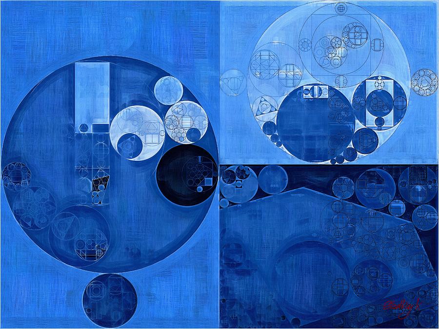 Ornament Digital Art - Abstract Painting - Denim by Vitaliy Gladkiy Ornament Digital Art - Abstract Painting - Denim by Vitaliy Gladkiy